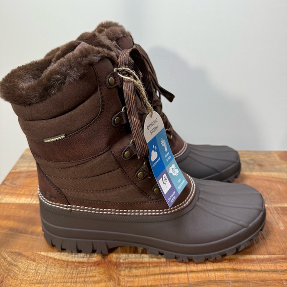 Jambu Dark Brown Waterproof Mid-Calf Boots, Women’s 11 - Picture 2 of 6